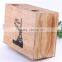 Printed logo ZAKKA Wood Storage box With Mental Lock for wholesale