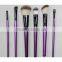 24pcs wholesale new professional cosmetic brush high quality purple color makeup brush set foundation brush