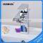 Deck Mount One Single Handle Square Bath Mixer Taps Widespread Waterfall Bathroom Sink Faucet Chrome