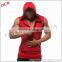 High quality blank pullover zip up gym tank top custom sleeveless hoodies singlet for men                        
                                                                                Supplier's Choice