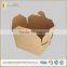 Food grade logo printed kraft paper board containers