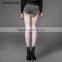 PK-014 PUNK RAVE Designer Brand Summer New Lace Element Stitching Short Denim