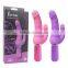 Silicone dildo double penis masturbation for women