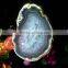 Natural Red Agate Geode Slice Gemstone Pendant Wholesale