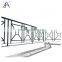 8ft.x36 in. Silver Anodized Aluminium Profile for Glass Railing