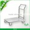 Hotel stainless steel luggage barrow, luggage cart