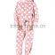 OEM Coral Fleece Nordic Onesie Ladies Luxurious Spotted Jumpsuit