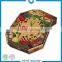 Disposable food grade different shape take out cheap paper custom pizza box with logo