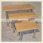 2015 wooden flower display rack, three floors display tables