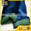 Indigo cotton spandex french terry knit fabric for jeans                        
                                                Quality Choice