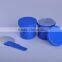 150ml Cylindrical White LDPE Plastic Jar