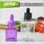 15ml 30ml beauty comestic perfume jar rectangular glass dropper bottle