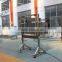 15kw electric heat shrinking tunnel with universal moving wheel