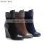 2016 Classic wedge heel wide calf ankle sexy boots women height shoes