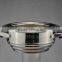stainless steel thick bottom pot induction compatible with spiral bottom