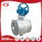 Hydraulic Power and Ball Structure Motoriszd 2pc flange ball valve stainless steel