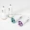 new design coloured usb car charger dual car charger phone