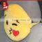2015 new products yellow emoji pillow wholesale from China