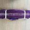 40T heavy-lift Polyester webbing sling with eye hook for lifting cargo