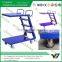 Supermarket Foldable Climbing Ladder Cart