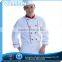 optical white viscose round top chef hat