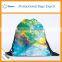 Sky Travel Bag Printed Drawstring Bags Polyester Foldable Shopping Bag Supplier's Choice