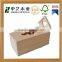 Trade assurance rectangular antique design white wooden tissue box