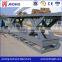 Customized hydraulic lifting table equipment as the client request for raising cargoes