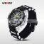 2015 LCD Men Watch White Quartz Sport Wrist Watch Digital Date Day Alarm Dual Time quartz timepiece