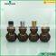 10//30/50/100ml brown color glass essential oil bottle with special shape
