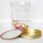 New hot sale strong design glass candy jar glass mason jar of the world 500 strong partners