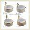 hot sale in  ceramic golden color wash basin