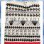 Reindeer Fairisle knit ladies winter scarf,Long Wool Scarves,Women's Winter Scarf