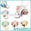Factory Directly Elephant Design Blue Drop Opal Sterling Silver Necklace Pendant for Lady
