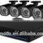Zmodo Private design QR code scan two-way audio 1080P IP Camera 4CH NVR sPoe System