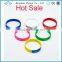 Hot sell silicone bracelets promotion gifts silicone wristbands