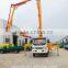 Construction equipment truck-mounted concrete pump