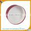 red clear window custom round jewelry box packaging