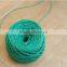 pvc rope for tie the tree/bamboo green rope/PVC cable for bamboo support