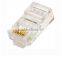 network transparent Crystal head,cat6 rj45 connector,Crystal head for Cat6