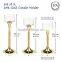 Crystal Candle Jar Gold Candelabra Table Centerpieces Wholesale