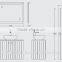 solid wood bathroom vanity cabinets with shaving cabinet and towl rail