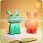 Home goods pretty portable mini rabbit battery led clamp folding desk lamp