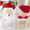 Christmas Chair Cover Santa Christmas Hat / Christmas Chair Cover Xmas Chair Cover for Decoration
