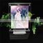 4x6 inch desktop lucite clear acrylic wedding anniversary photo frame