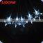 LIDORE Battery Operated LED Lights Arcylic Snow Large Transparent Stars