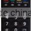 High Quality LED REMOTE KoldFire MEPL LCD LED RM-1725 Compatible Remote Controller for Panasonicc (Black) to India market