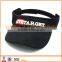 Black Sport Cotton Custom Sun Visor Cap