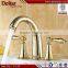 Contemporary Gold Basin Tap, Faucet Single Cold Basin Tap in Chrome, 3 Hole Gold Waterfall Aerator Faucet