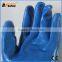 BSSAFETY Short blue nitrile coated water proof and oil resistant working loves